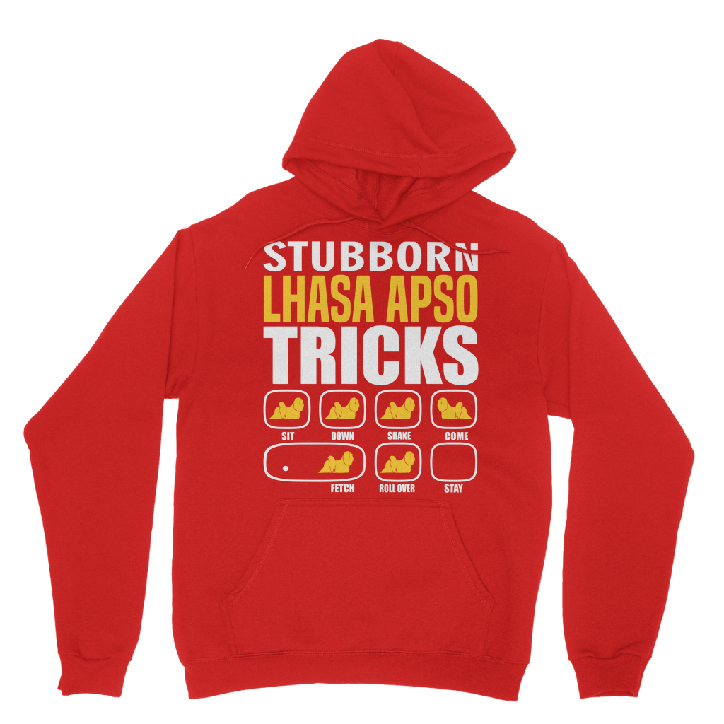 Stubborn Lhasa apso Hoodie Classic Adult Hoodie