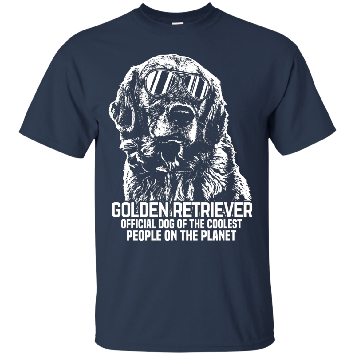 Official Dog Of The Coolest People Golden Retriever Unisex T-Shirt