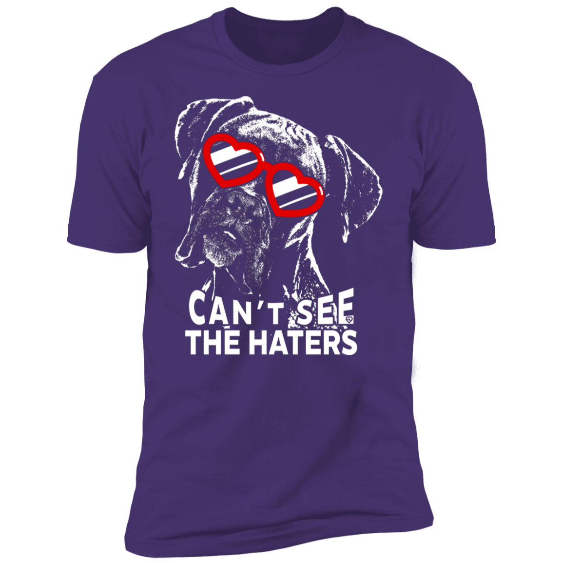 Boxer Can't See Haters T-Shirt