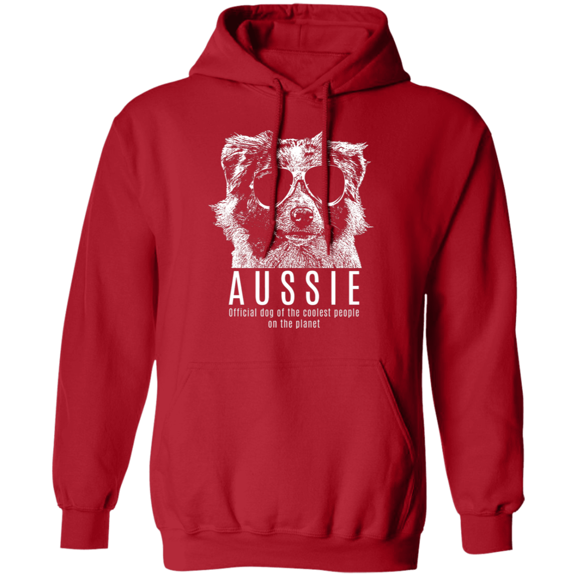 Australian Shepherd Coolest Pullover Hoodie