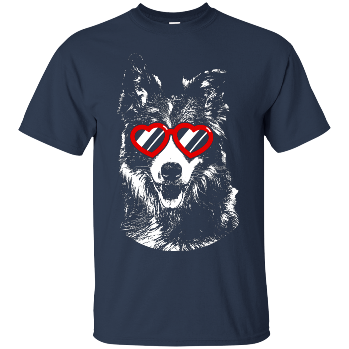 Sharing the love Border Collie Unisex T-Shirt