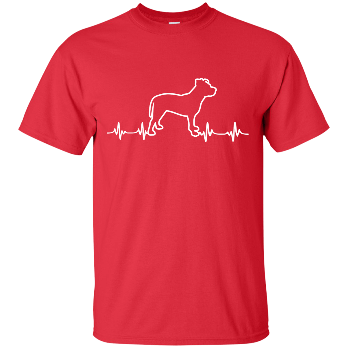 Pit Bull Heartbeat Unisex T-Shirt