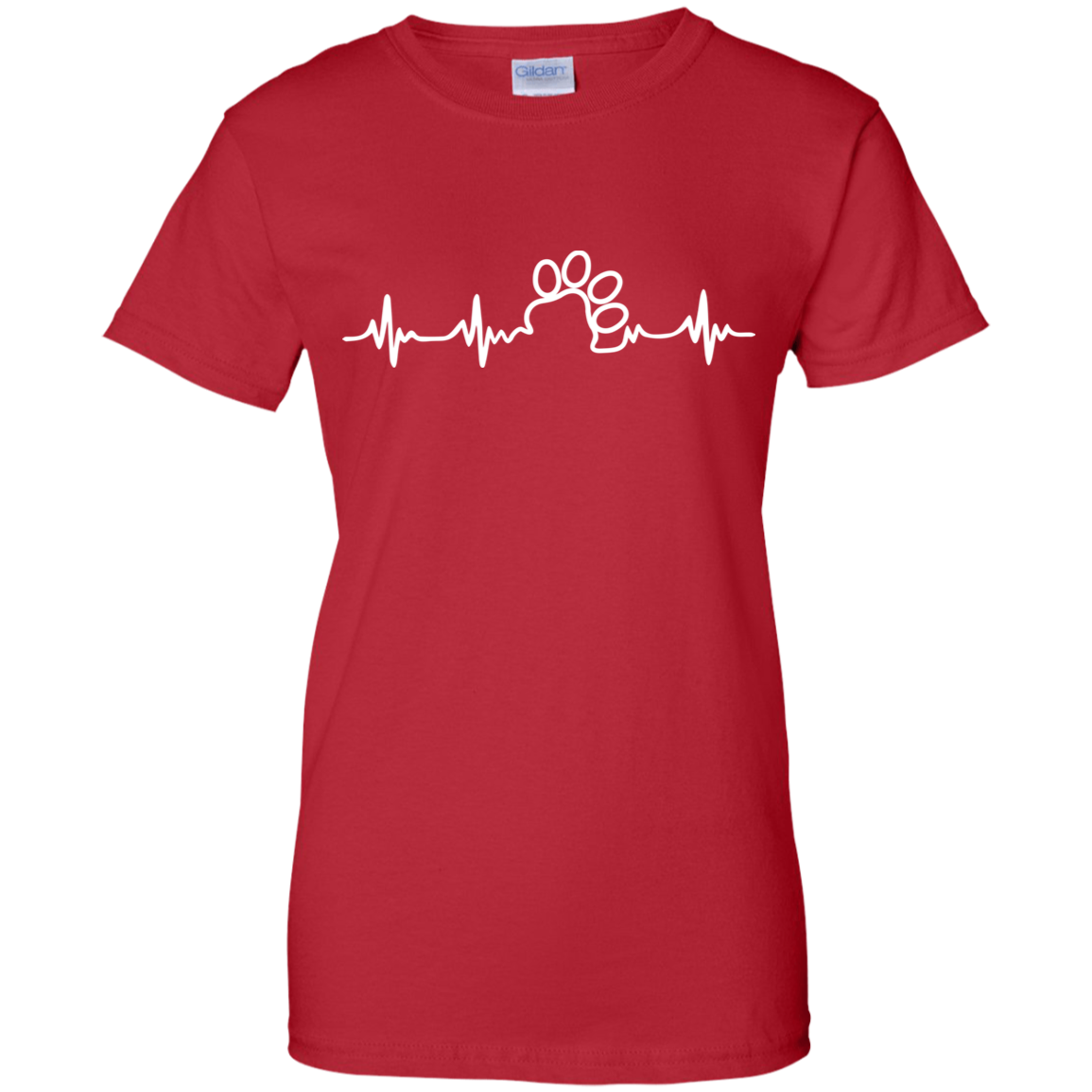 Paw Heartbeat Ladies' T-Shirt