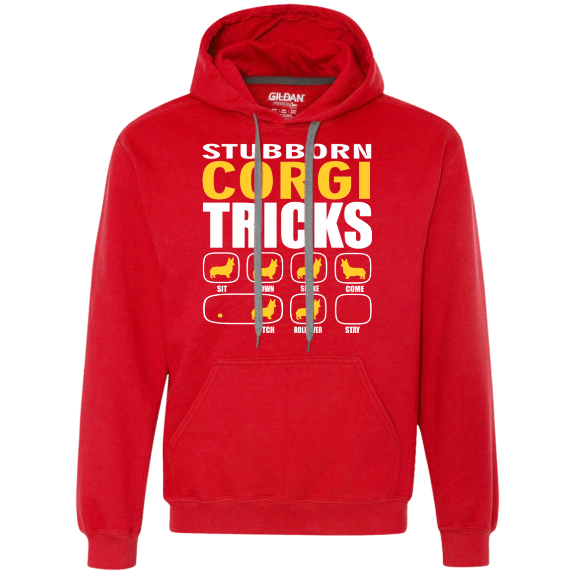 Stubborn Corgi Tricks Unisex Hoodie