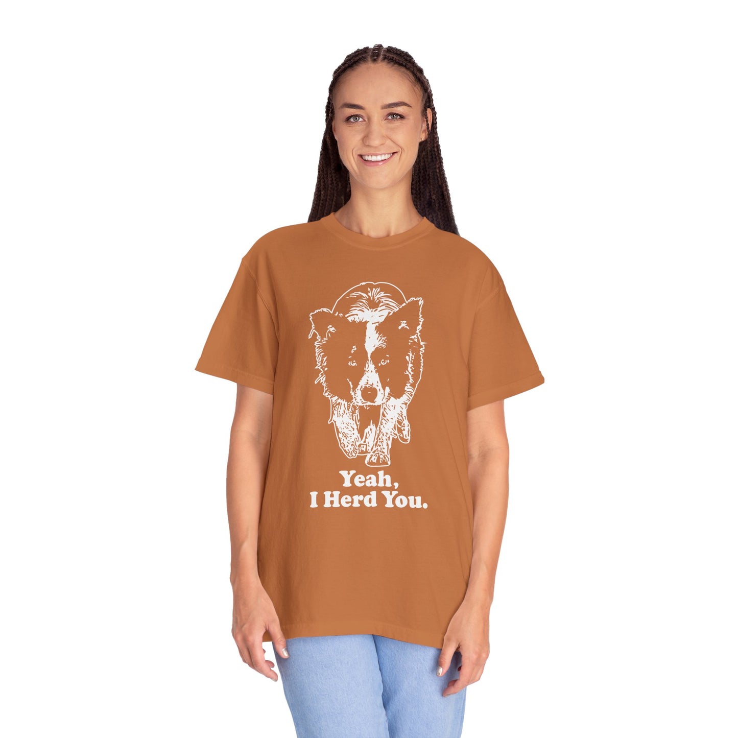 Border Collie "Yeah I Herd You" T-Shirt — Herding Dog Mom/Dad Tee