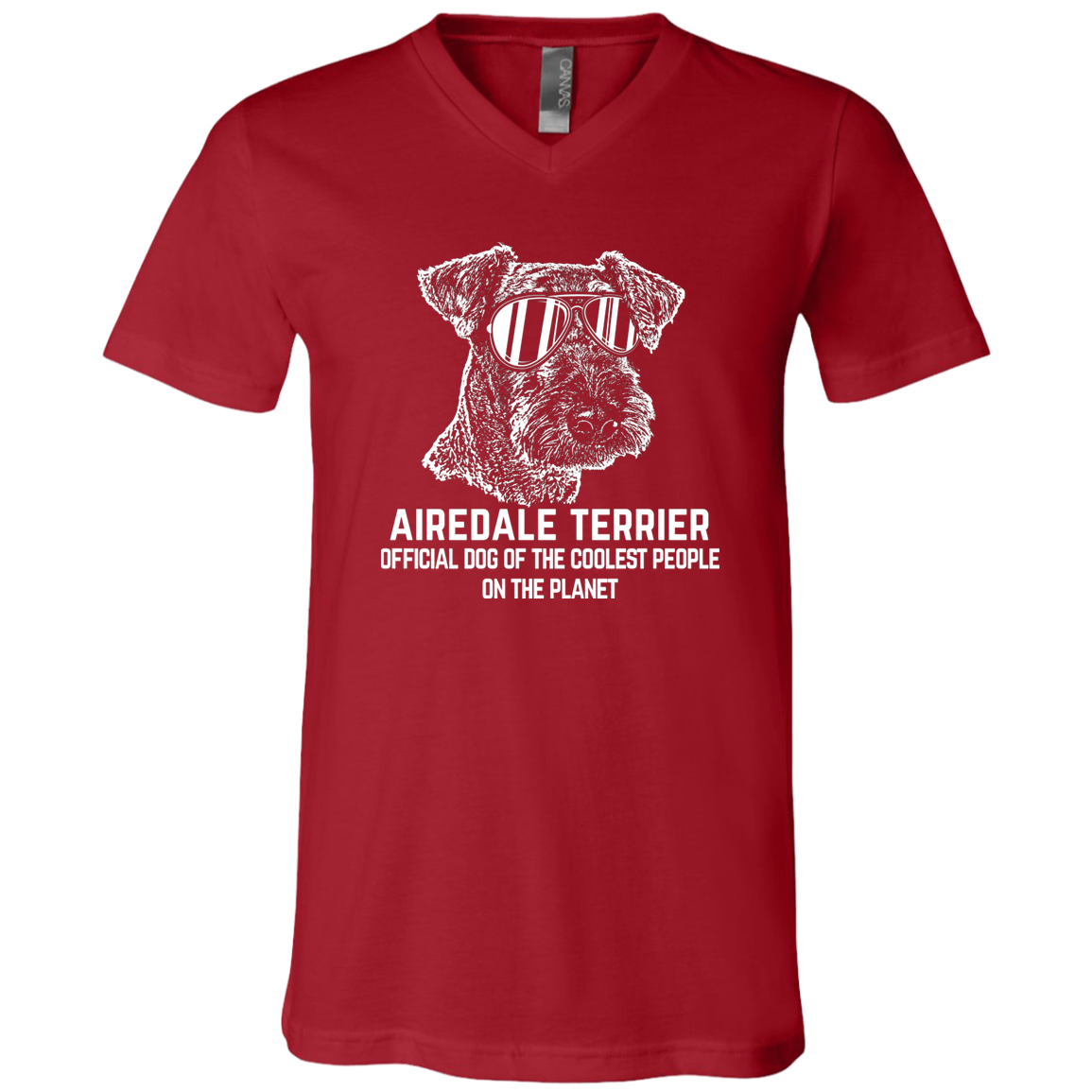 Airedale Coolest V-Neck T-Shirt
