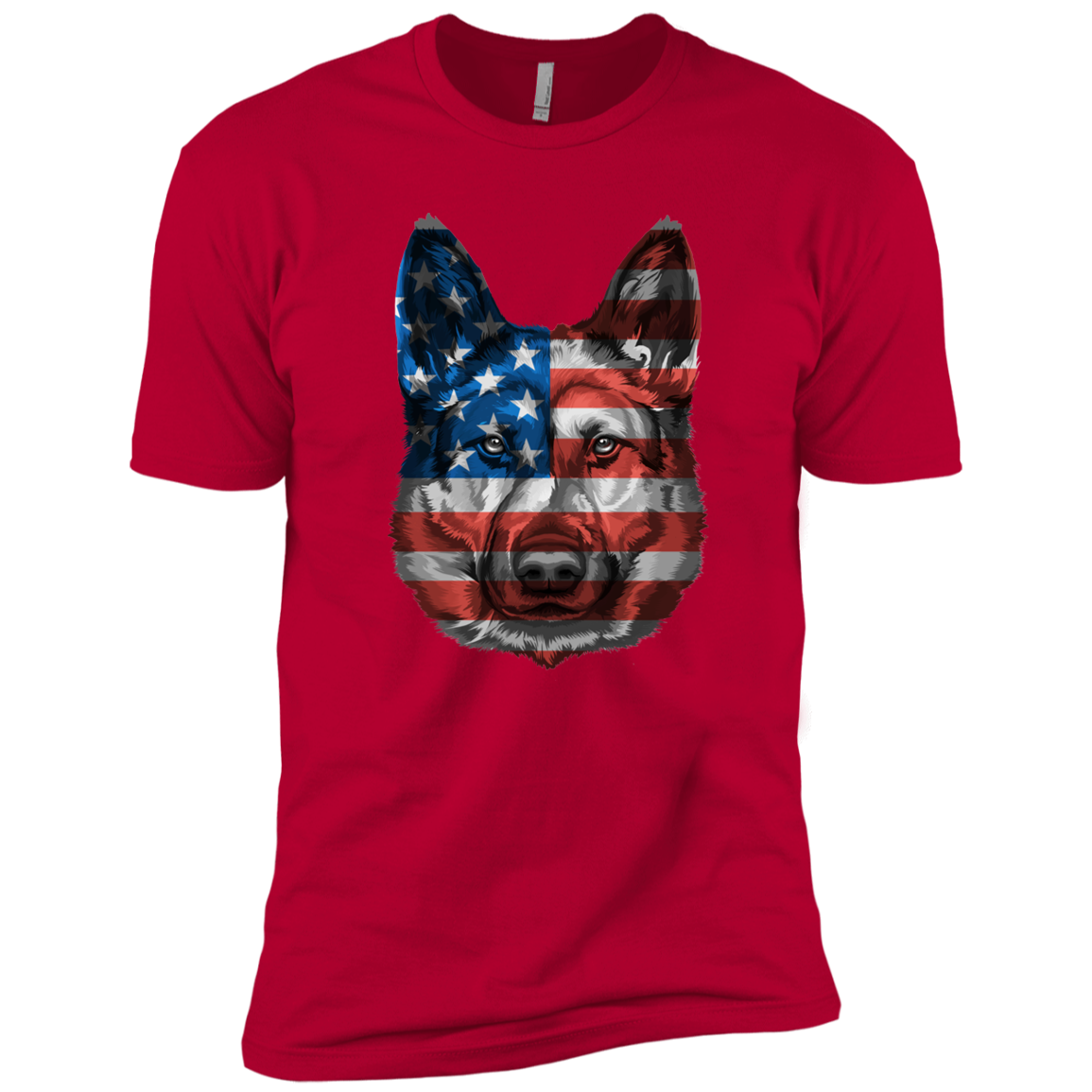 Patriot German Shepherd Cotton T-Shirt
