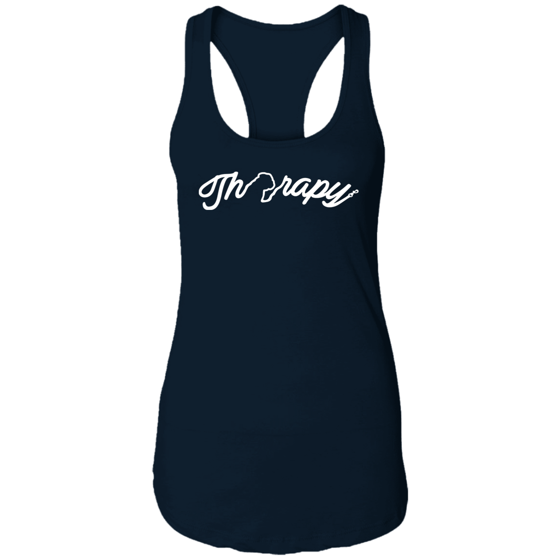 Bulldog Therapy Ladies Ideal Racerback Tank