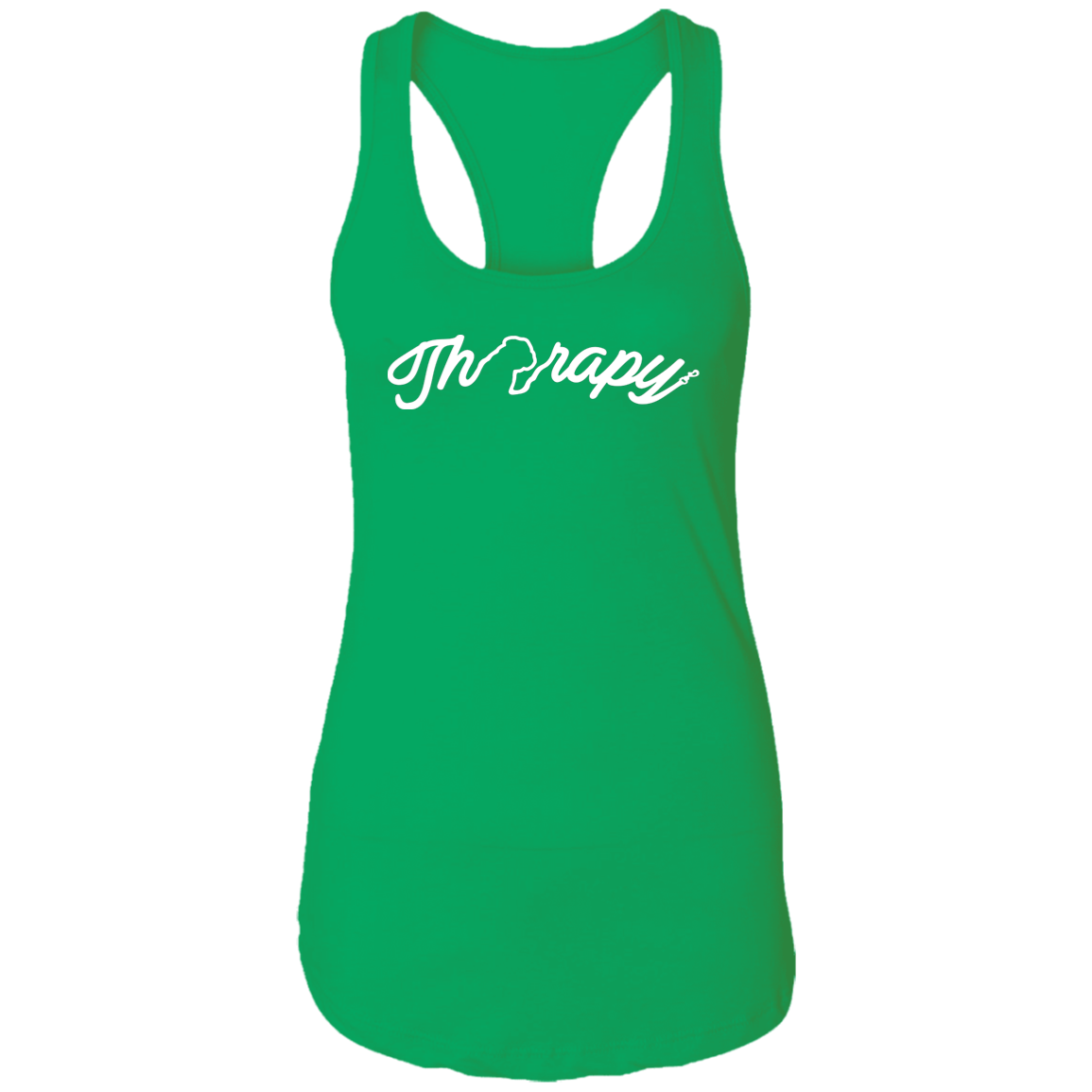 Bulldog Therapy Ladies Ideal Racerback Tank