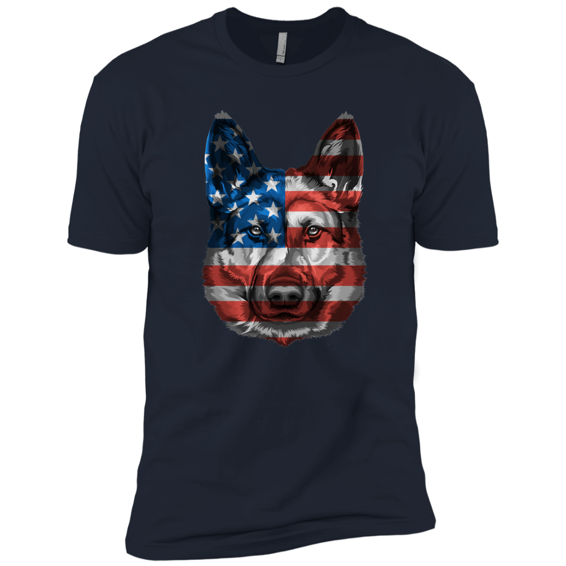 Patriot German Shepherd Cotton T-Shirt