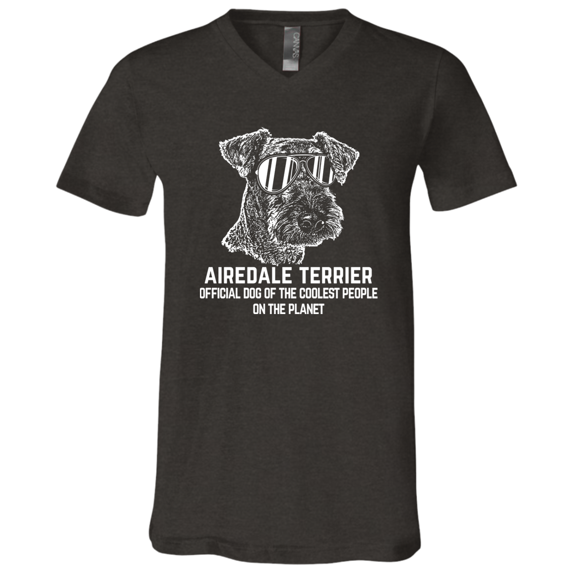 Airedale Coolest V-Neck T-Shirt
