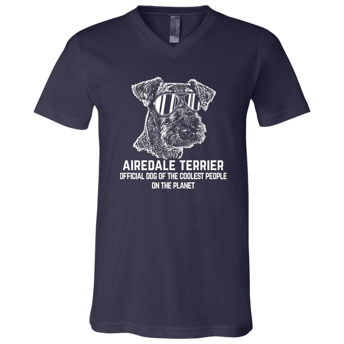 Airedale Coolest V-Neck T-Shirt