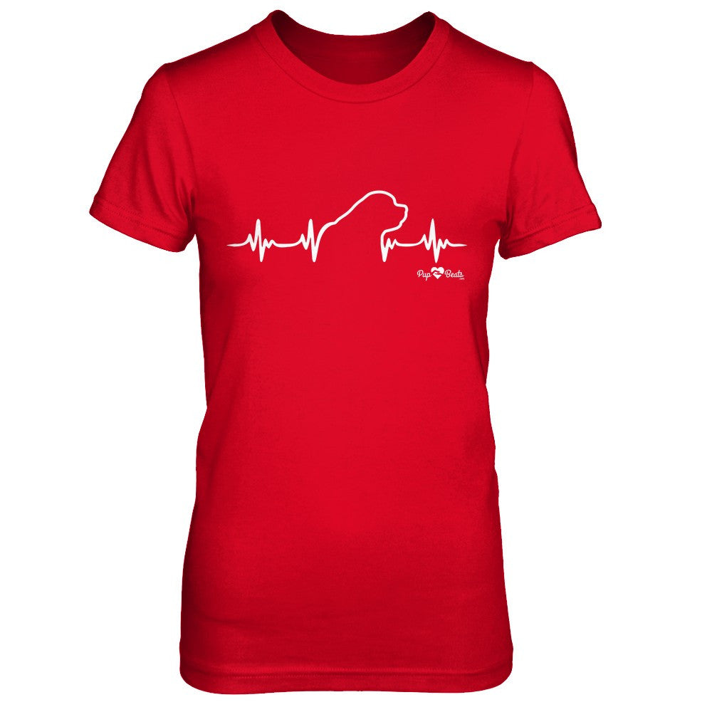 Saint Bernard Heartbeat Fitted Short Sleeve Tee