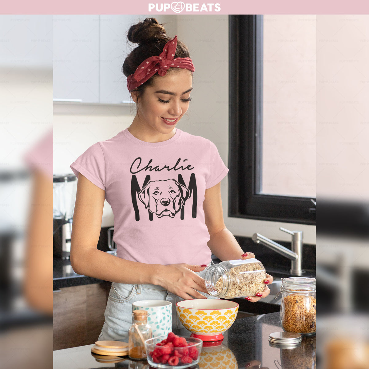 Custom Dog Mom T Shirt