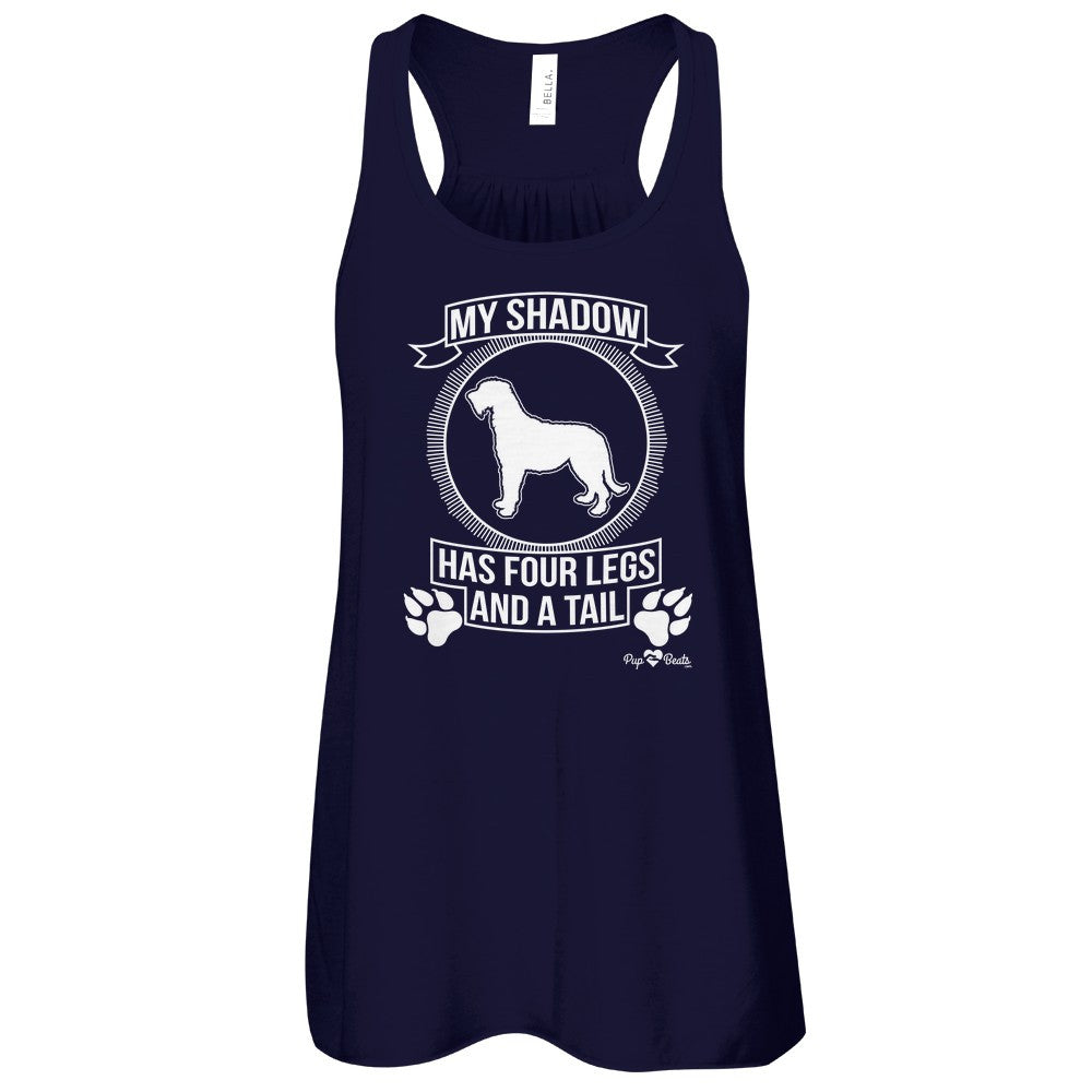 Irish Wolfhound - My Shadow Flowy Racerback Tank