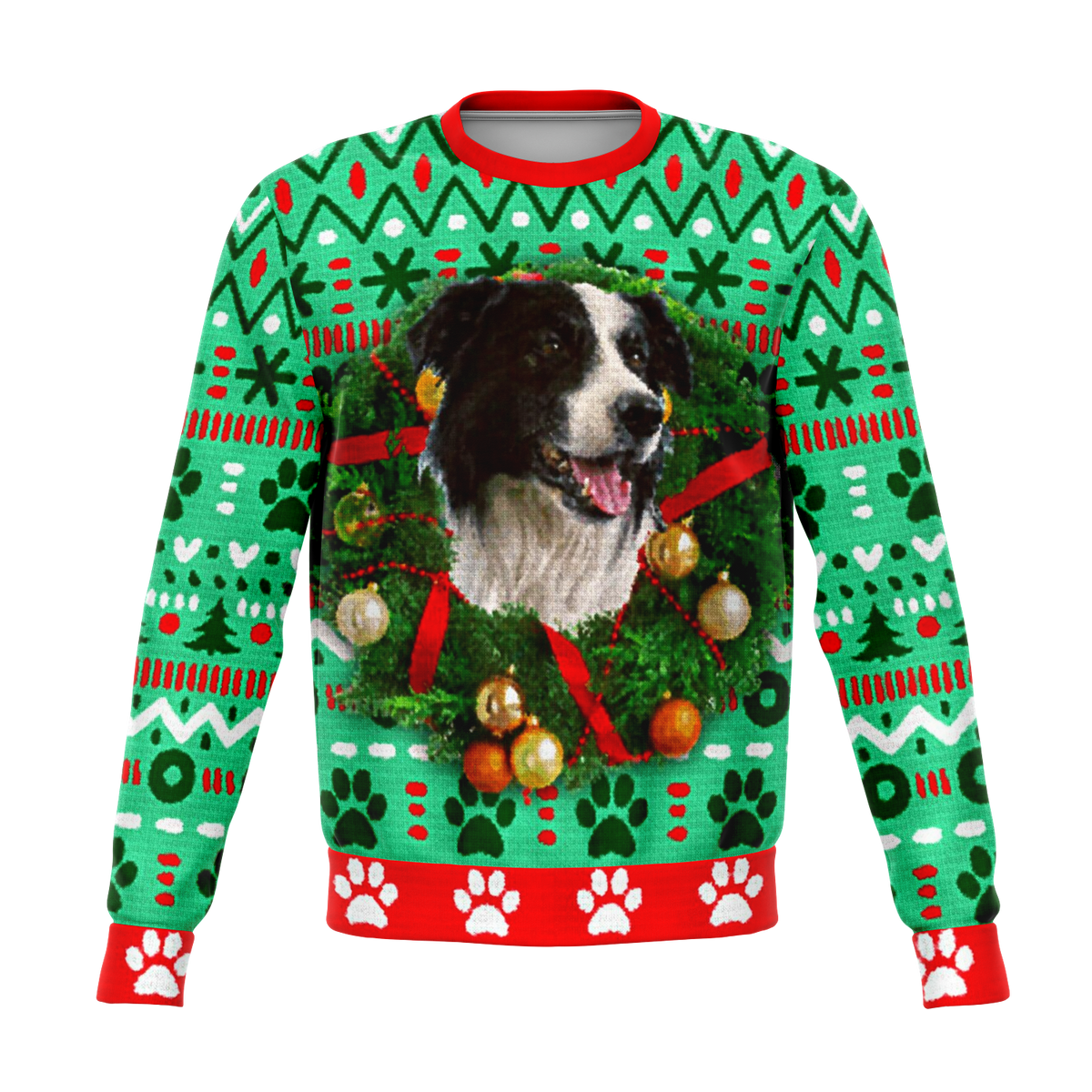 Personalized Border Collie Ugly Sweater