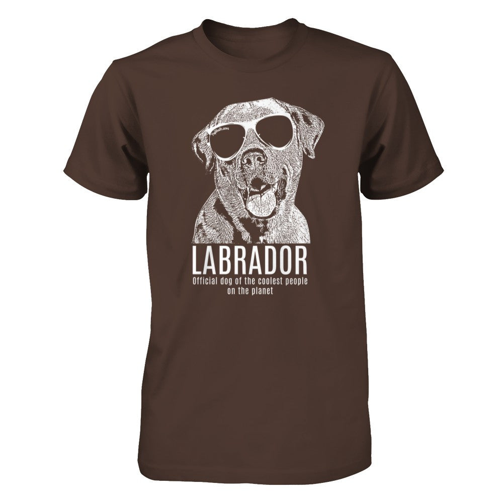 Official dog of the coolest people on the planet - Labrador Unisex Shirt