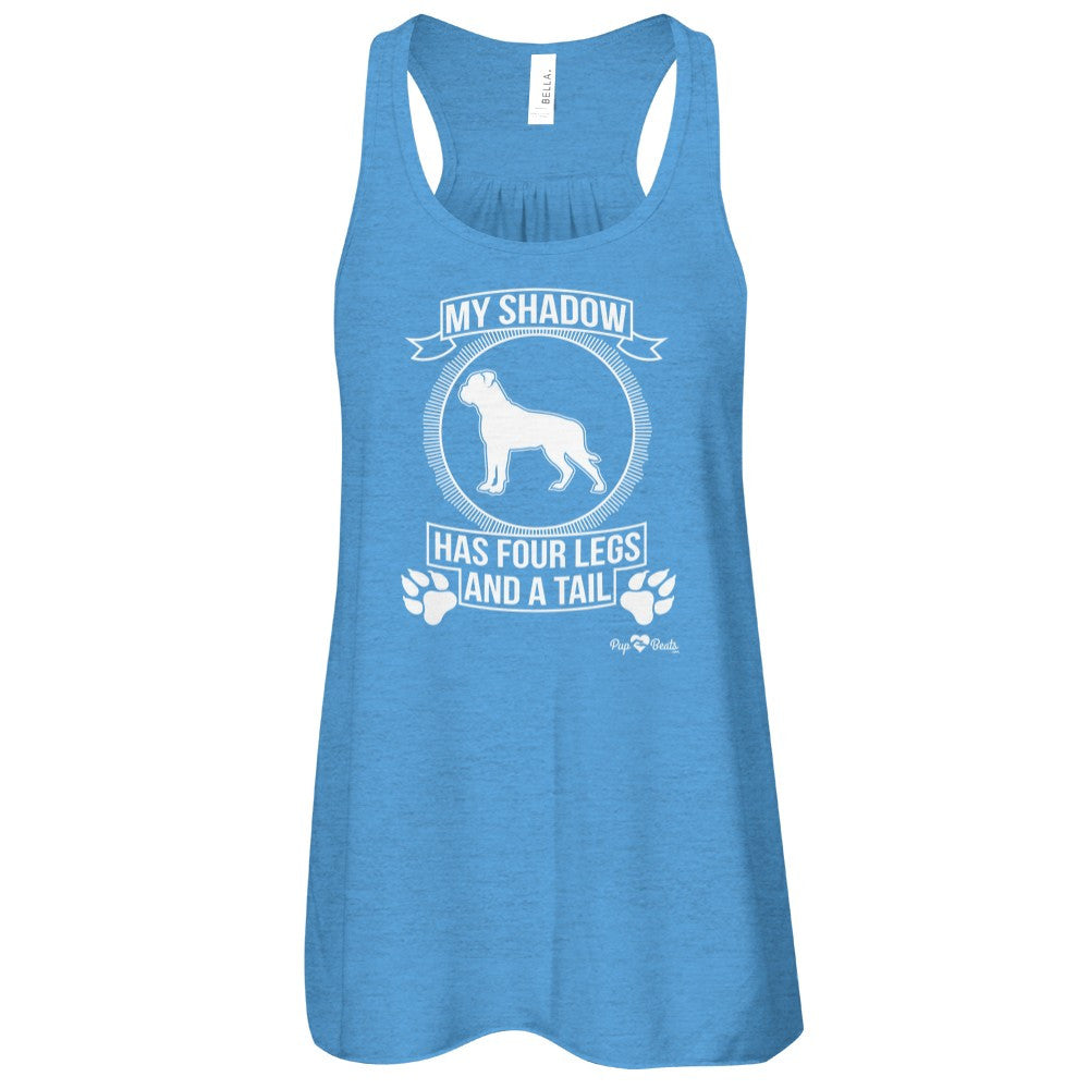 English Mastiff - My Shadow Flowy Racerback Tank