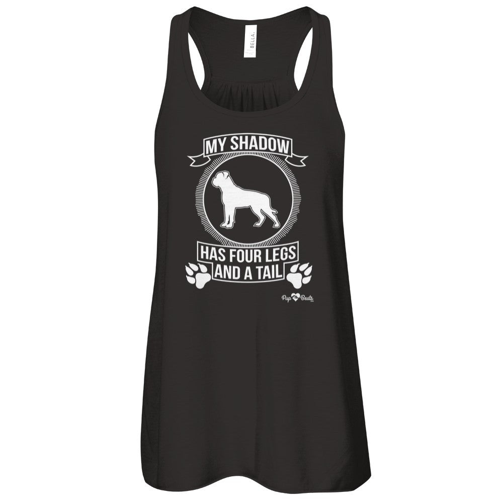 English Mastiff - My Shadow Flowy Racerback Tank