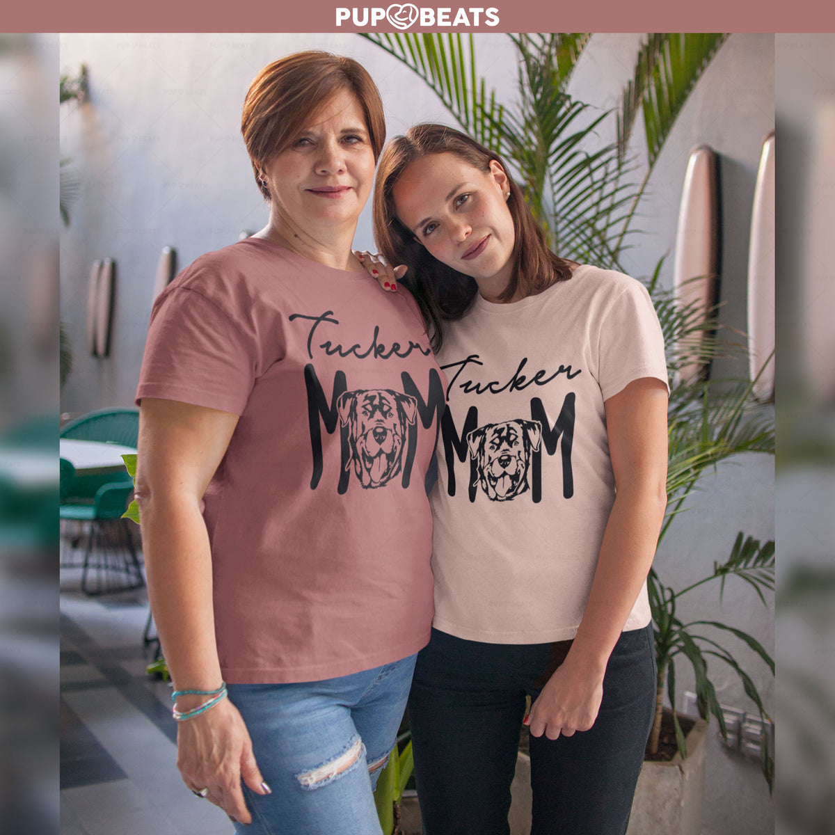 Custom Dog Mom T Shirt