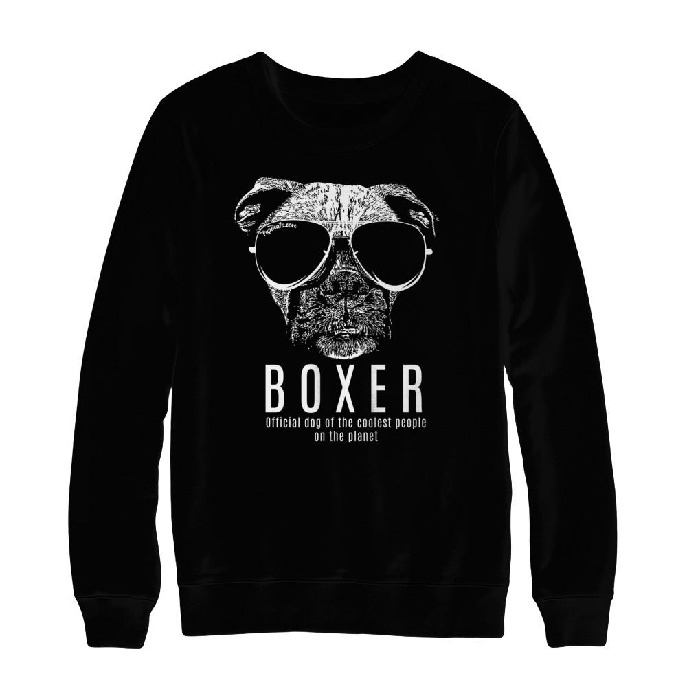 Official Dog Of The Coolest Boxer Sweatshirt