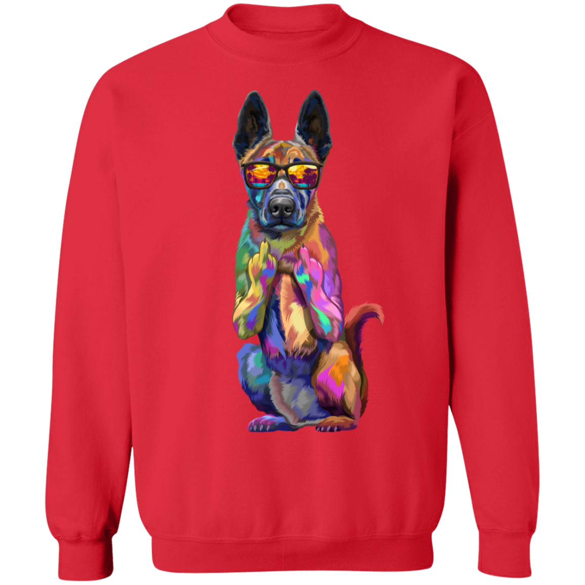 Belgian Mlinois Middle Finger Sweatshirt
