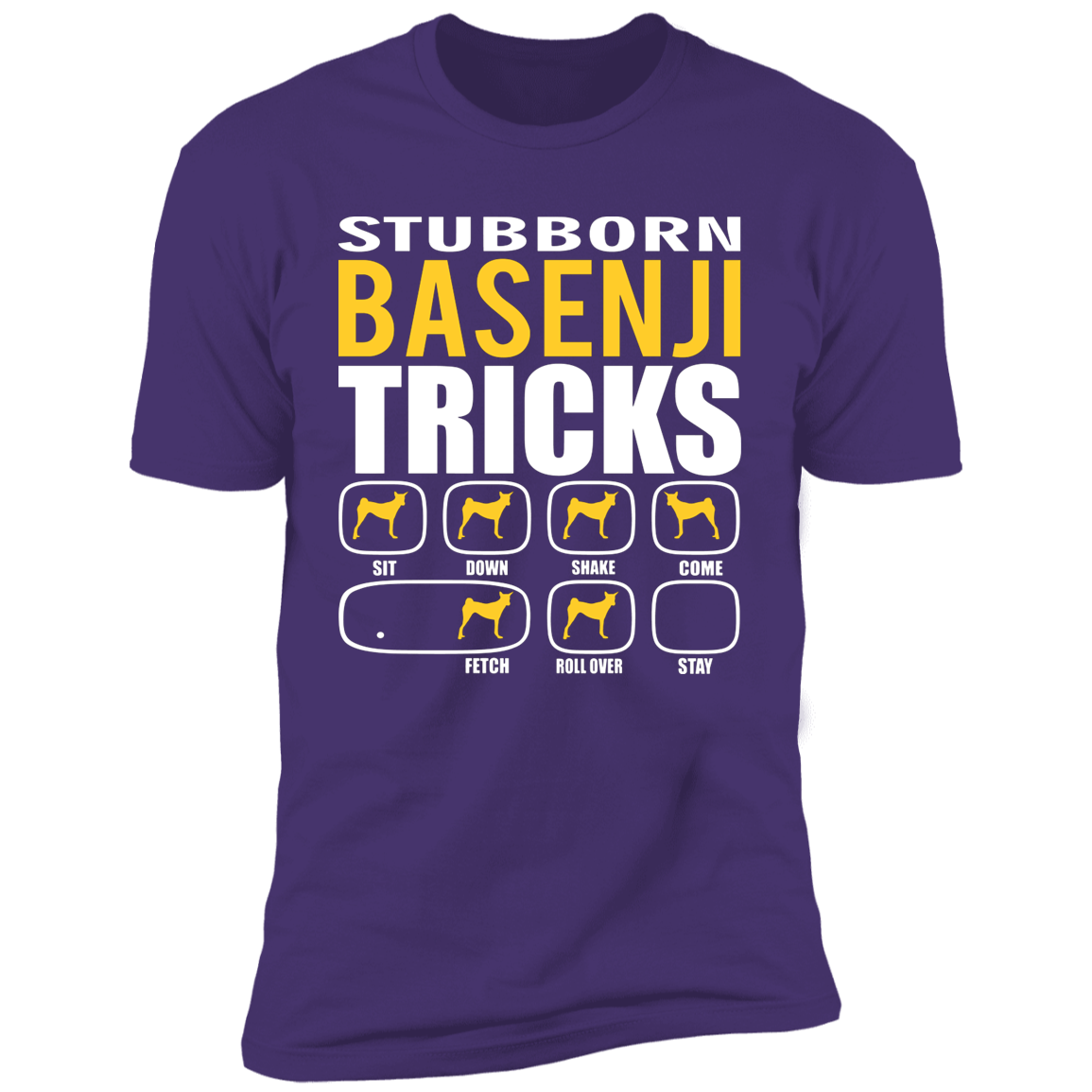Stubborn Basenji Tricks T-Shirt