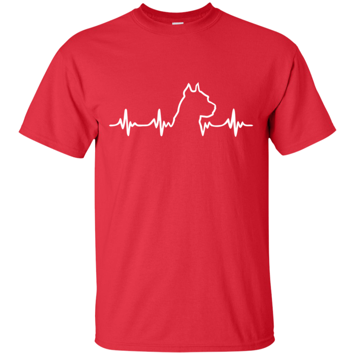 Pit Bull Heartbeat Unisex T-Shirt