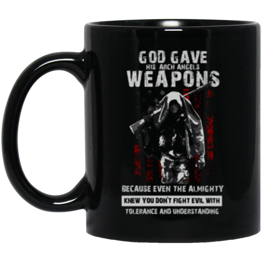 Archangels 11 oz. Black Mug