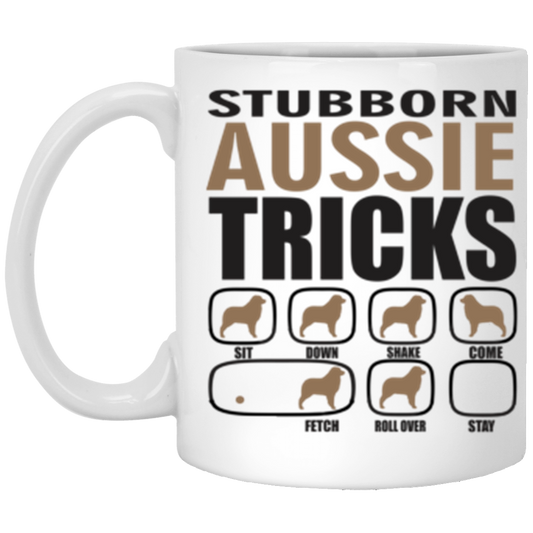 Stubborn Aussie Tricks Coffee, Tea Mug