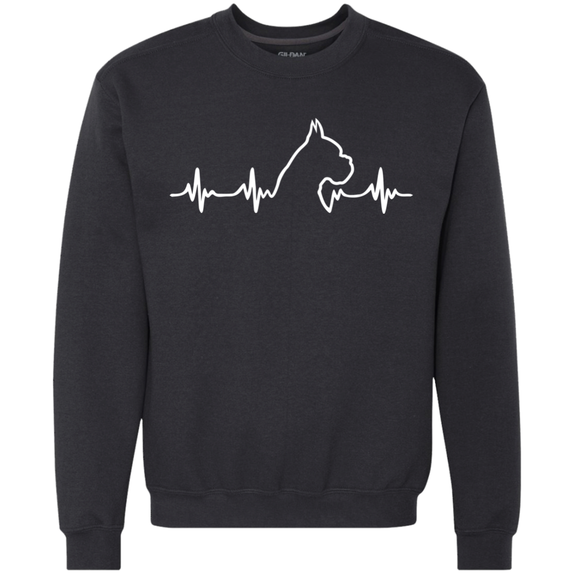 Boxer Dog Heartbeat Sweatshirt