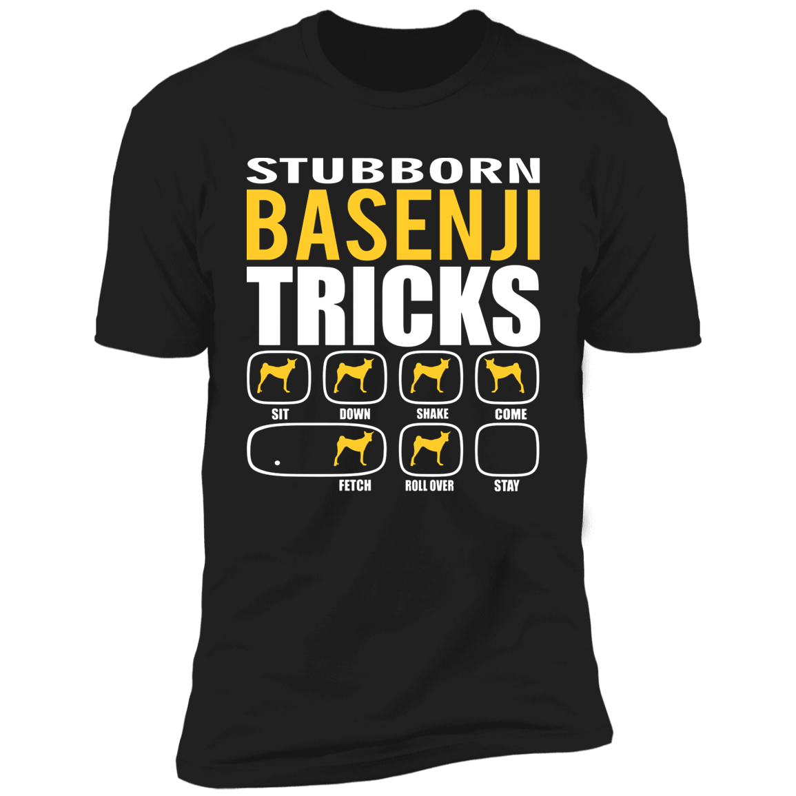 Stubborn Basenji Tricks T-Shirt