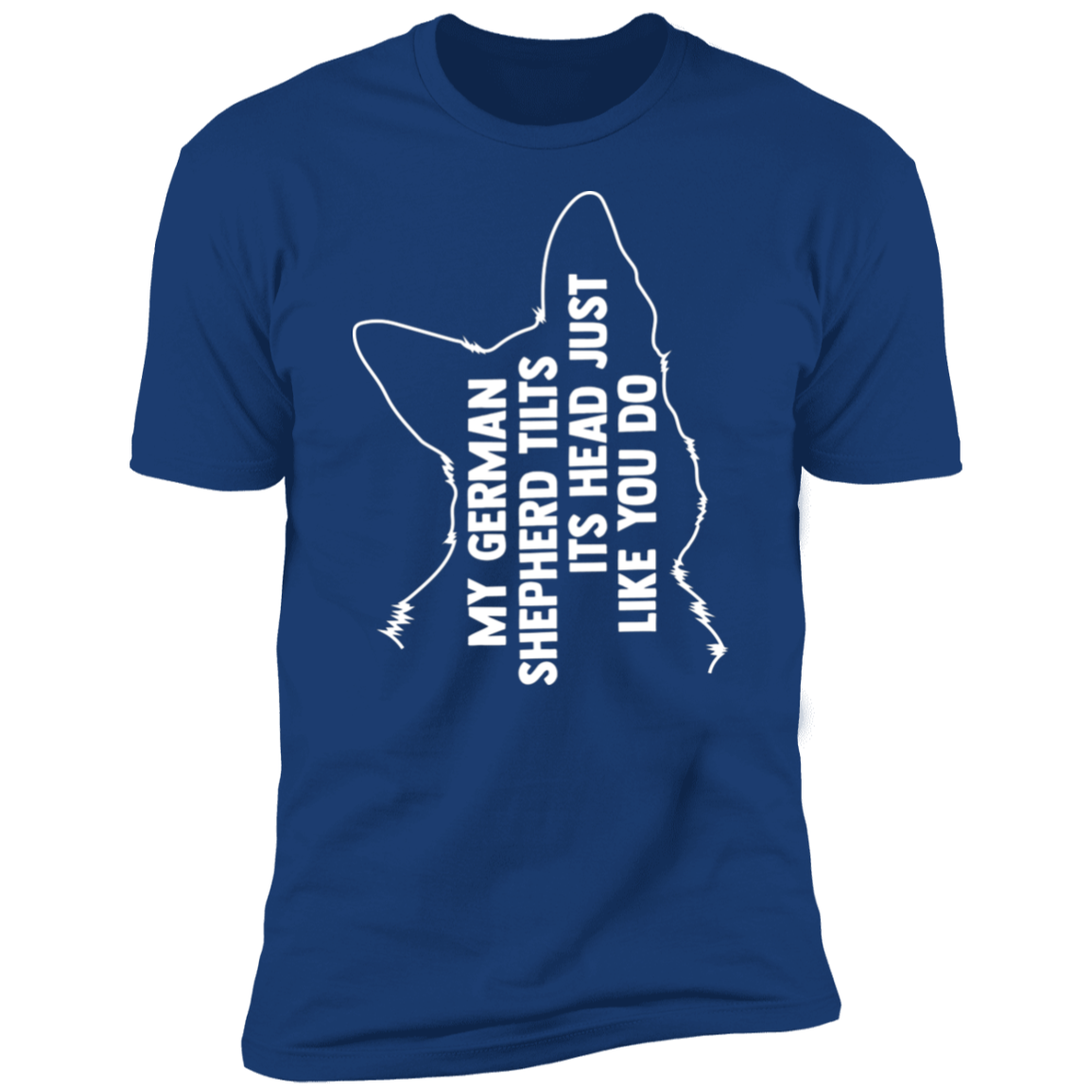 German Shepherd Tilt Head T-Shirt