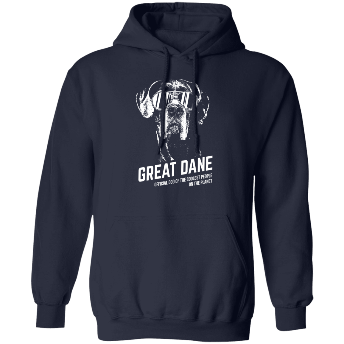 Great Dane Coolest Dog Pullover Hoodie