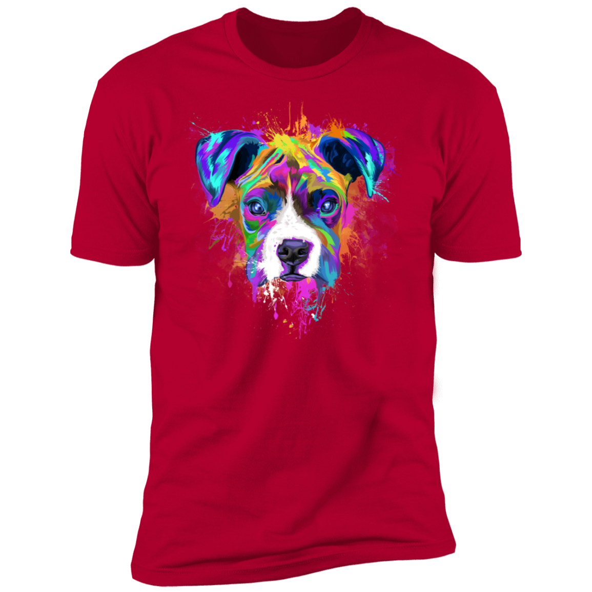 Boxer Dog Splash Art CustomCat