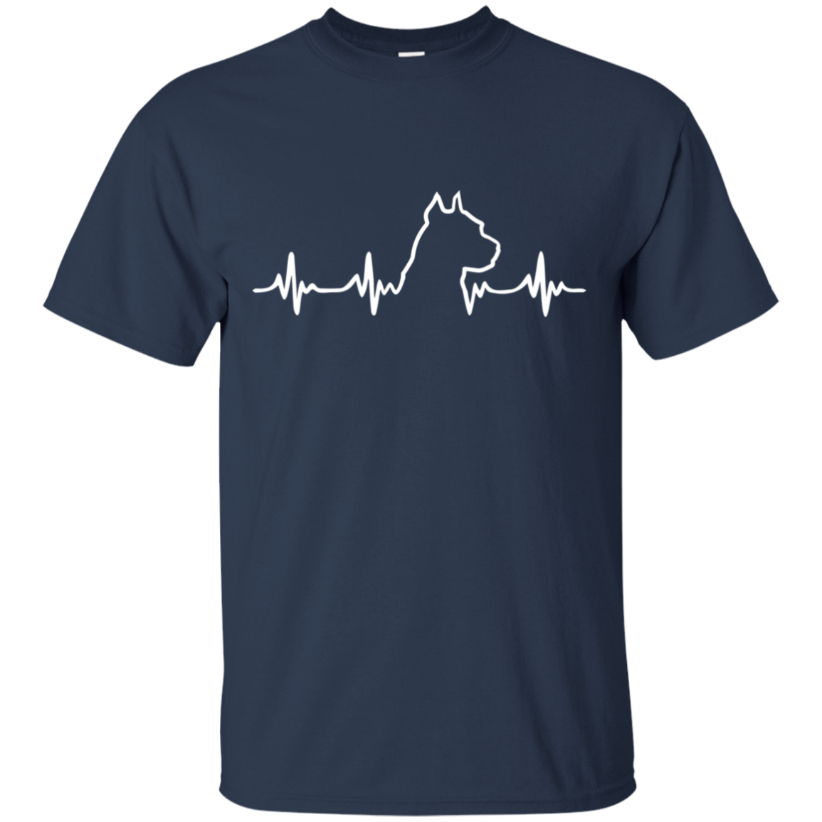 Pit Bull Heartbeat Unisex T-Shirt