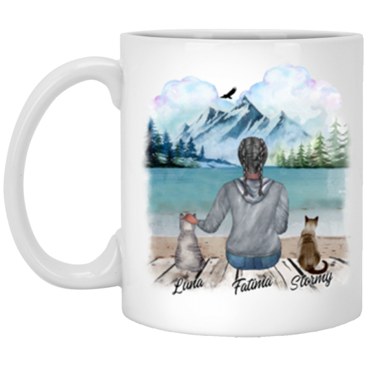 For Fatima Love Afsana 11 oz. White Mug