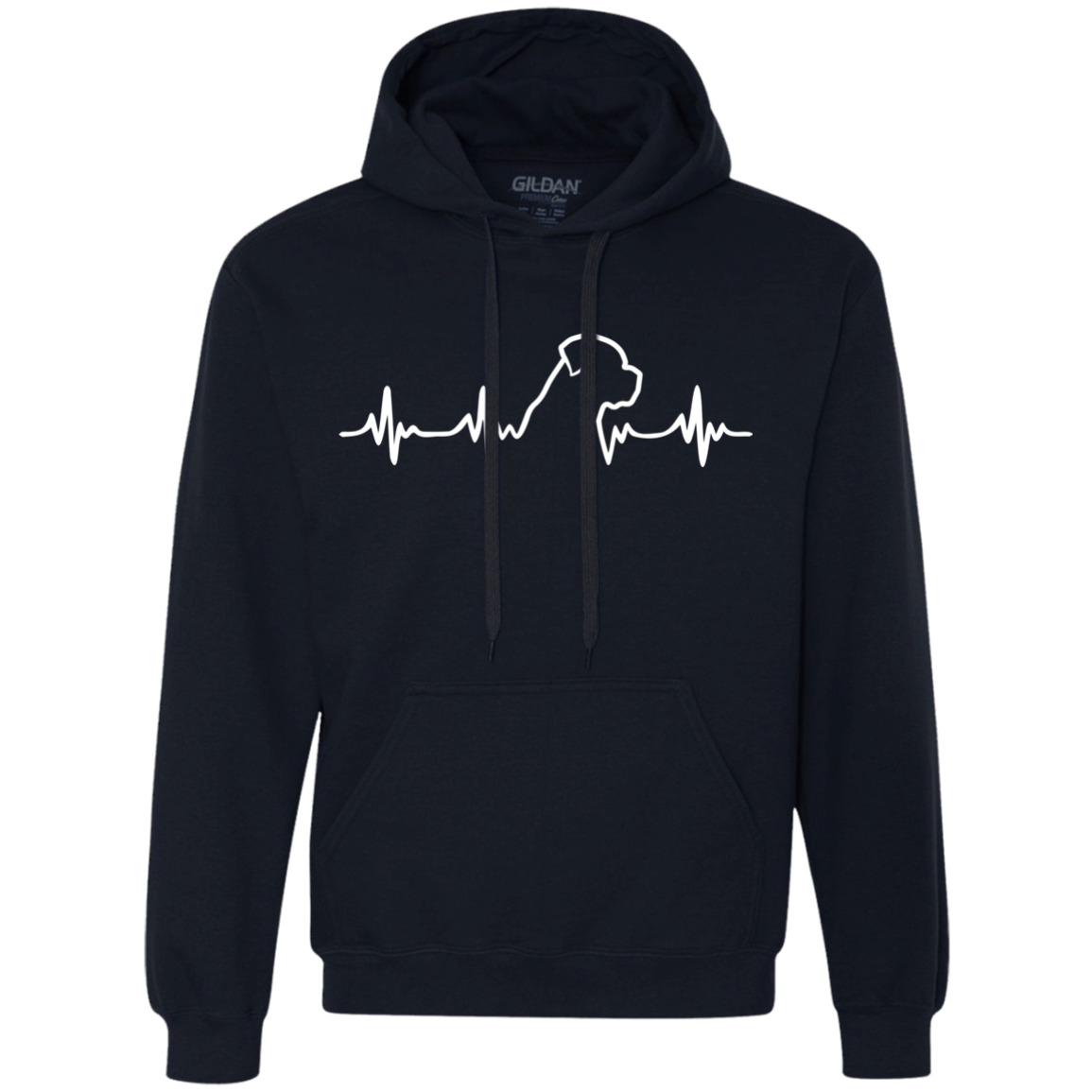 Rottweiler Heartbeat Unisex Hoodie