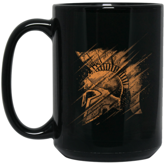 Spartan15 oz. Black Mug