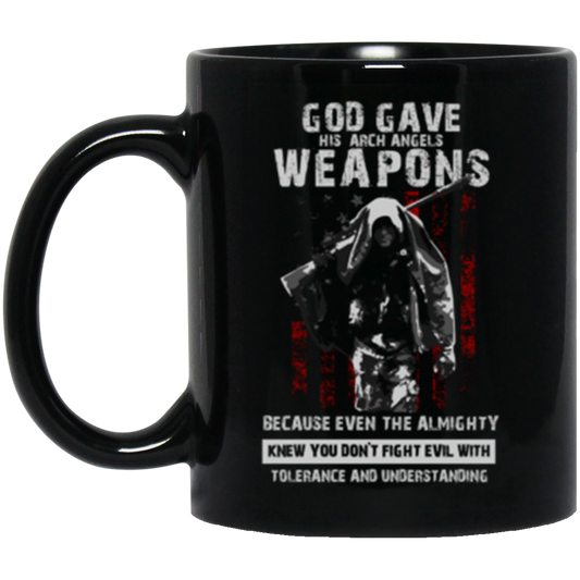 God Gave 11 oz. Black Mug
