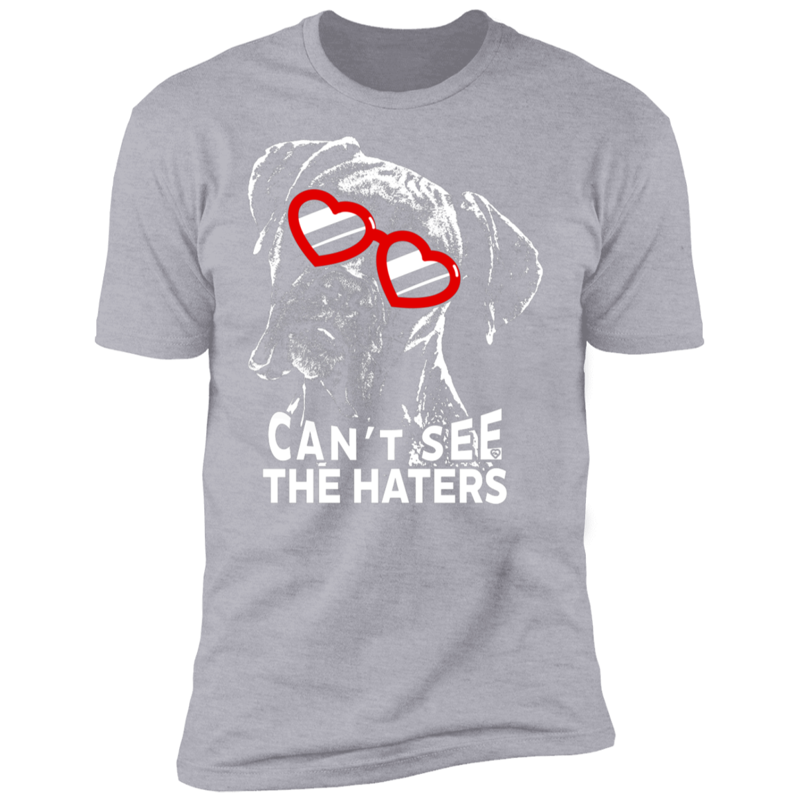 Boxer Can't See Haters T-Shirt