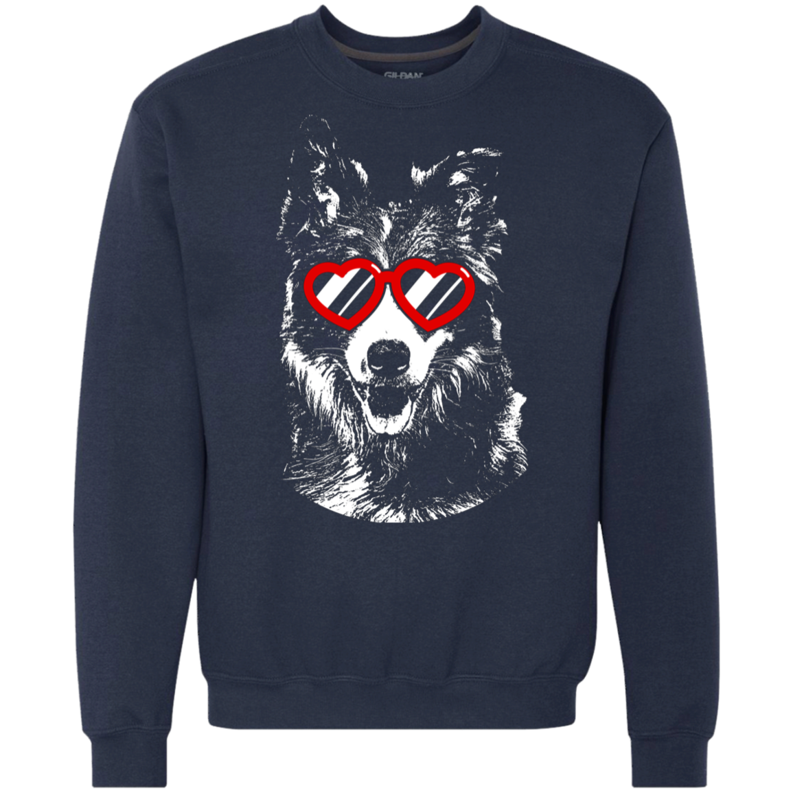 Sharing the love Border Collie Sweatshirt
