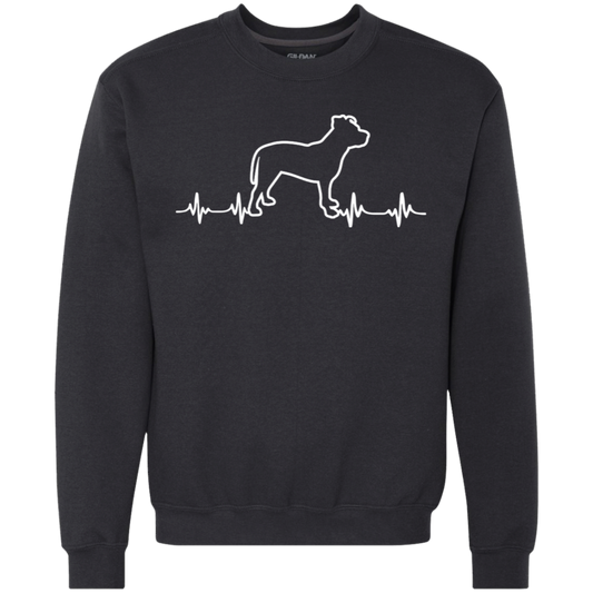 Pit Bull Heartbeat Sweatshirt