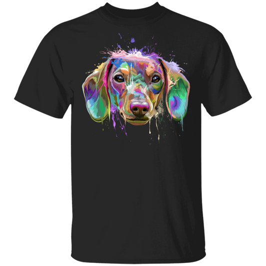 Dachshund Splash Custom Cat