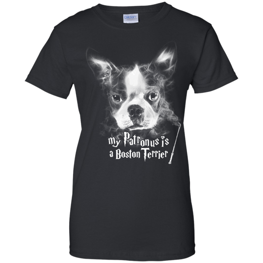 Boston Terrier Patronus Ladies' T-Shirt