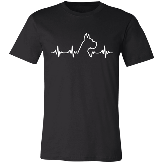 Great Dane Heartbeat T-Shirt