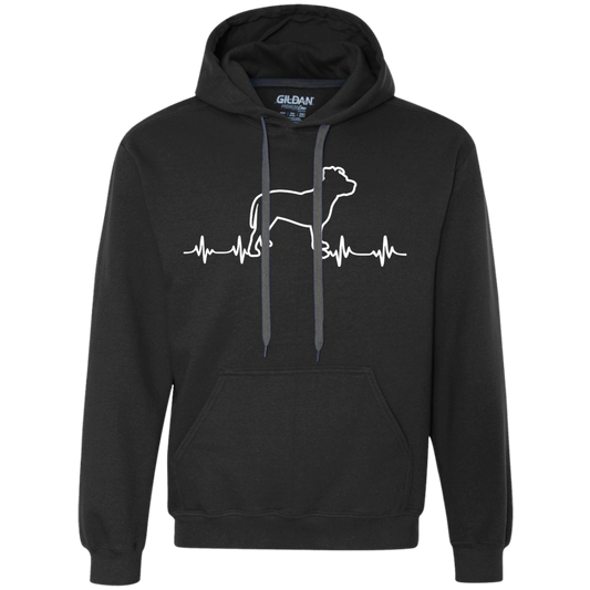 Pit Bull Heartbeat Unisex Hoodie