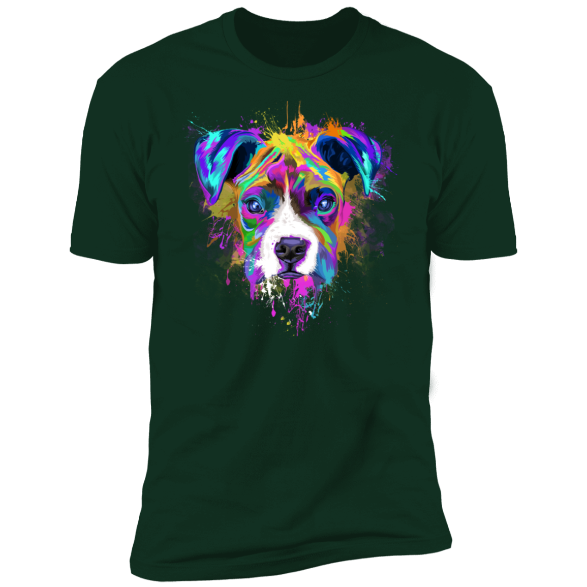 Boxer Dog Splash Art CustomCat