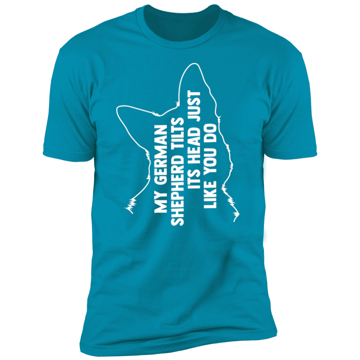 German Shepherd Tilt Head T-Shirt