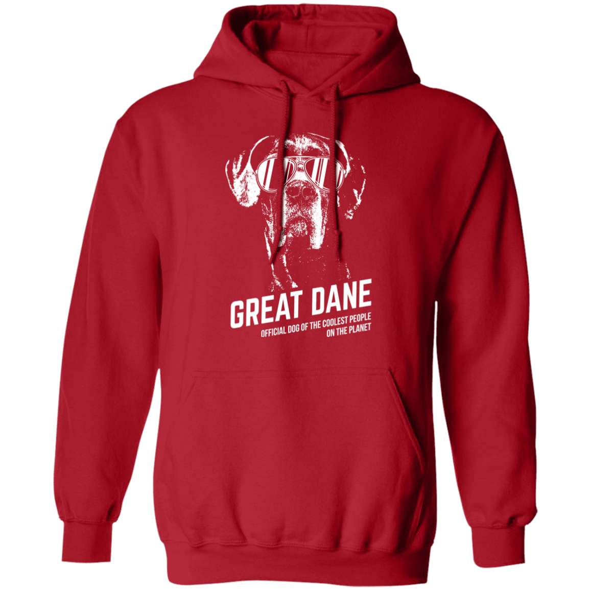 Gread Dane Coolest Great Dane Lovers  Pullover Hoodie